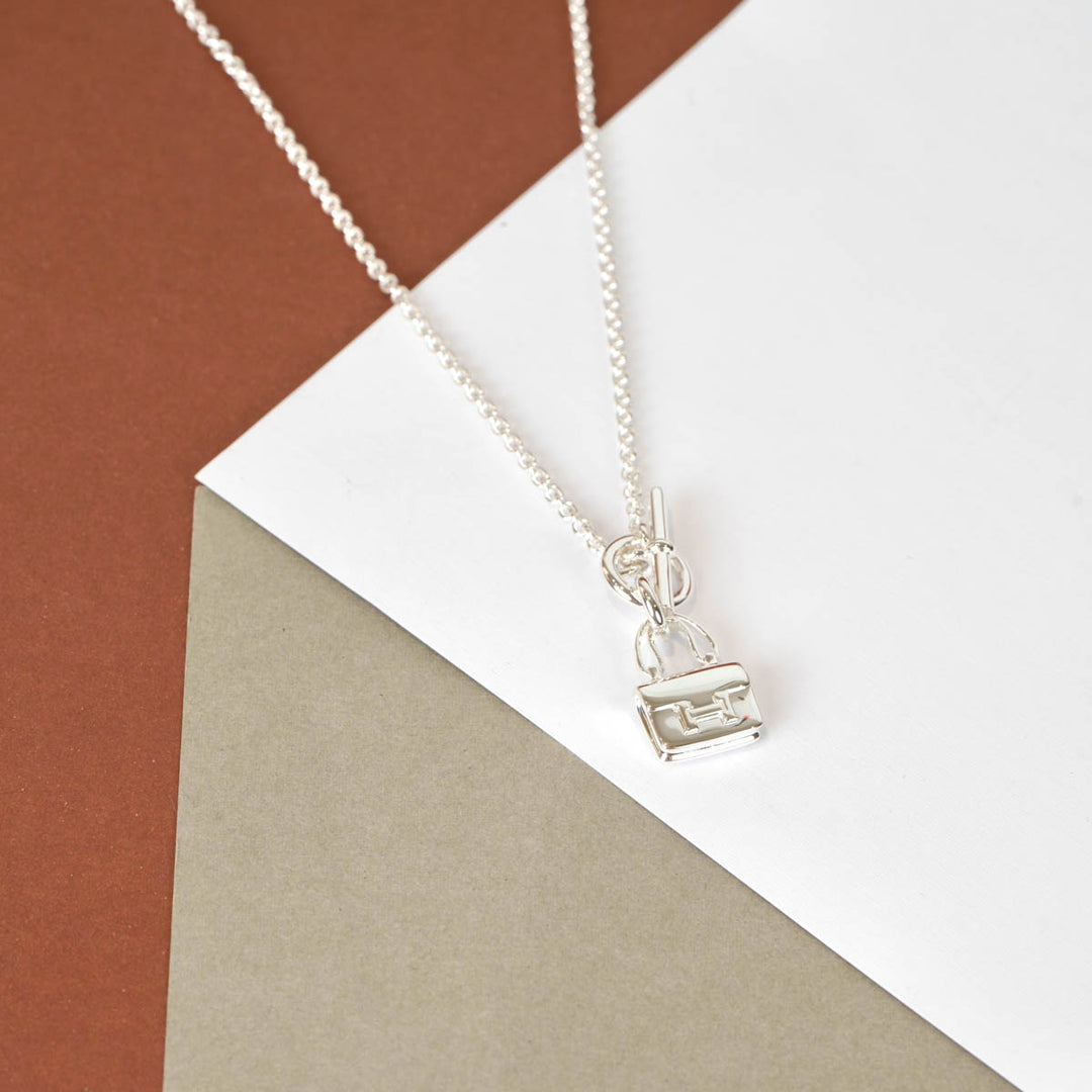 Hermes Silver Constance Necklace