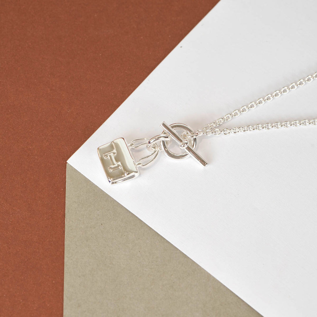Hermes Silver Constance Necklace