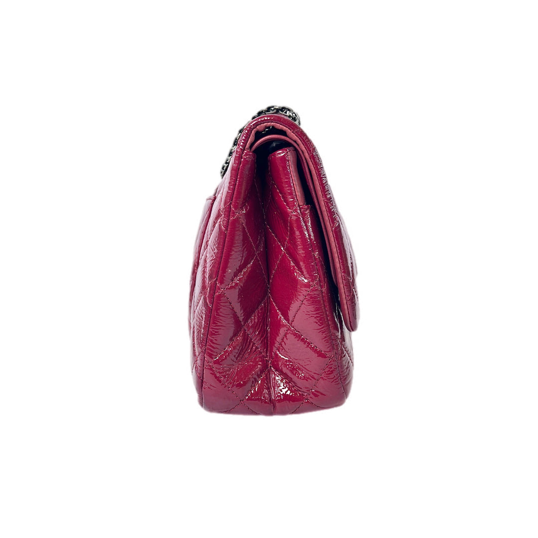 Chanel Reissue Jumbo Red Patent Leather Bag