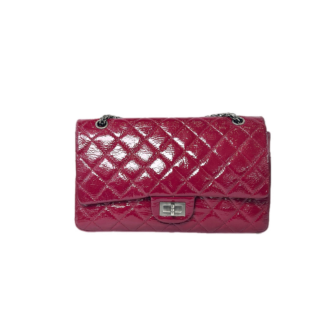 Chanel Reissue Jumbo Red Patent Leather Bag