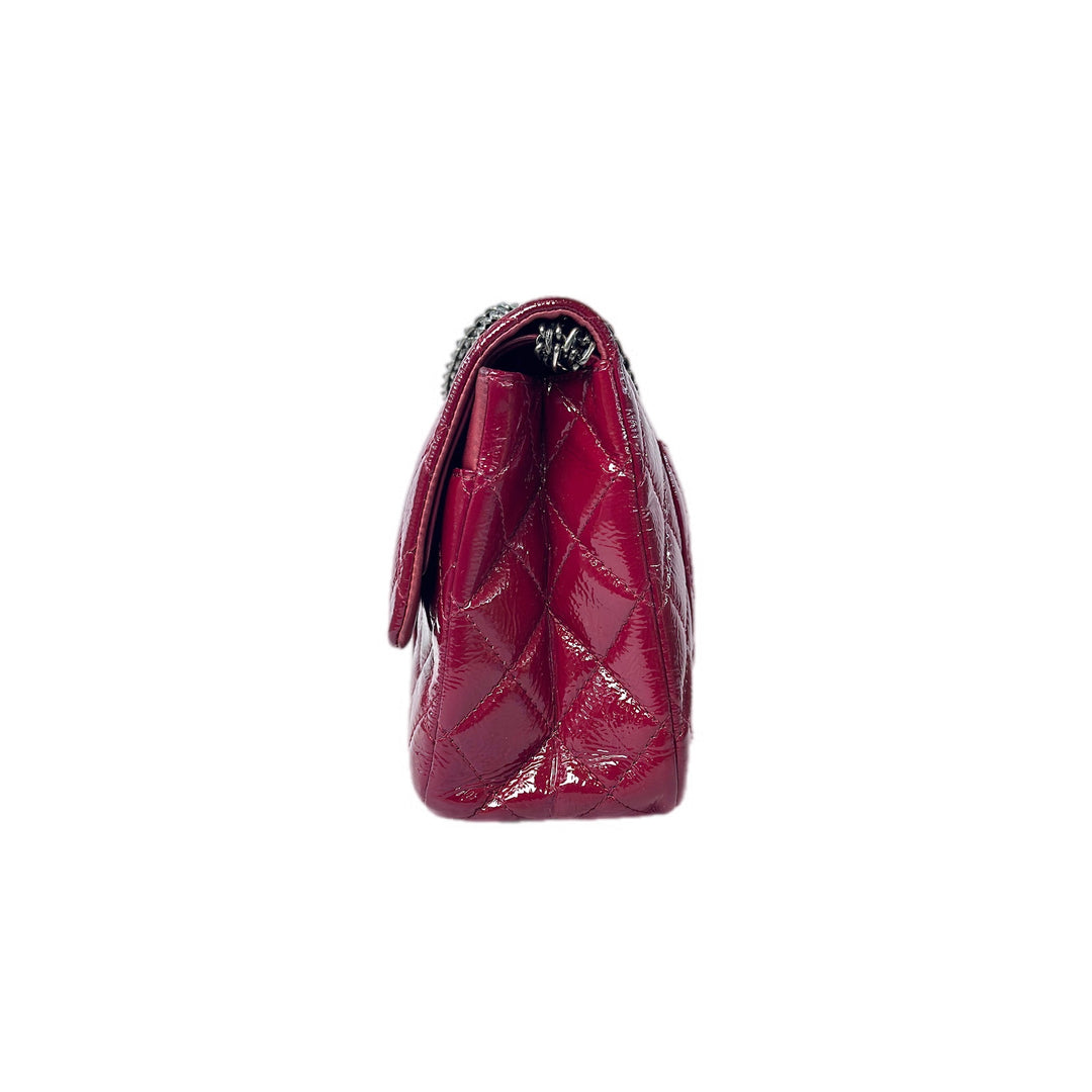 Chanel Reissue Jumbo Red Patent Leather Bag