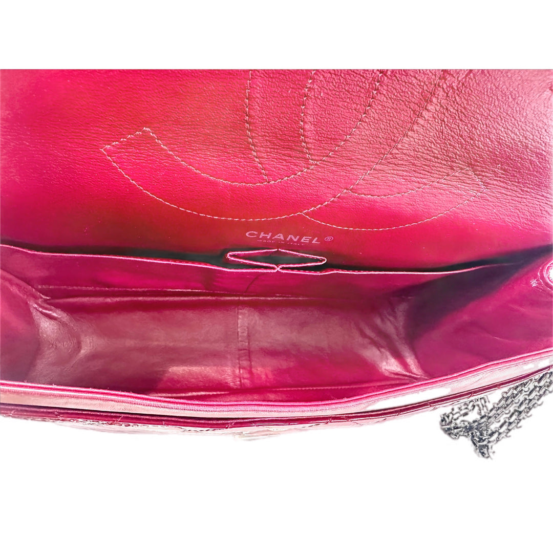 Chanel Reissue Jumbo Red Patent Leather Bag