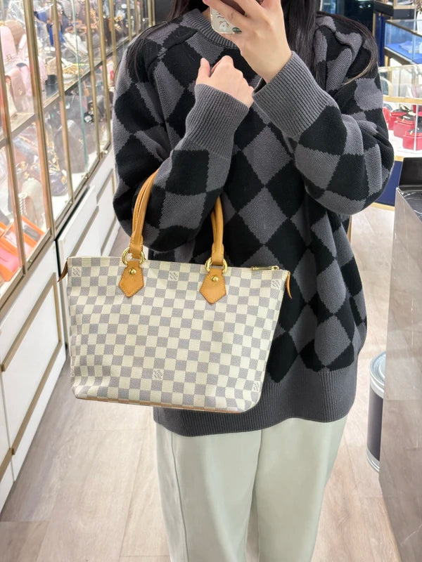 Louis Vuitton Saleya PM Damier Azur Bag
