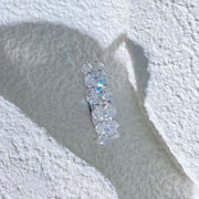 Natural GIA White Diamond Eternity Ring D1.82ct.18K D-F VVS2-VS2