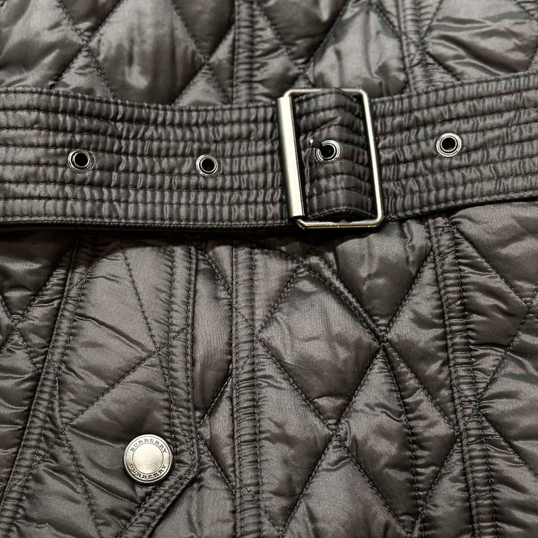 Burberry Black Finsbridge Quilted Jacket M