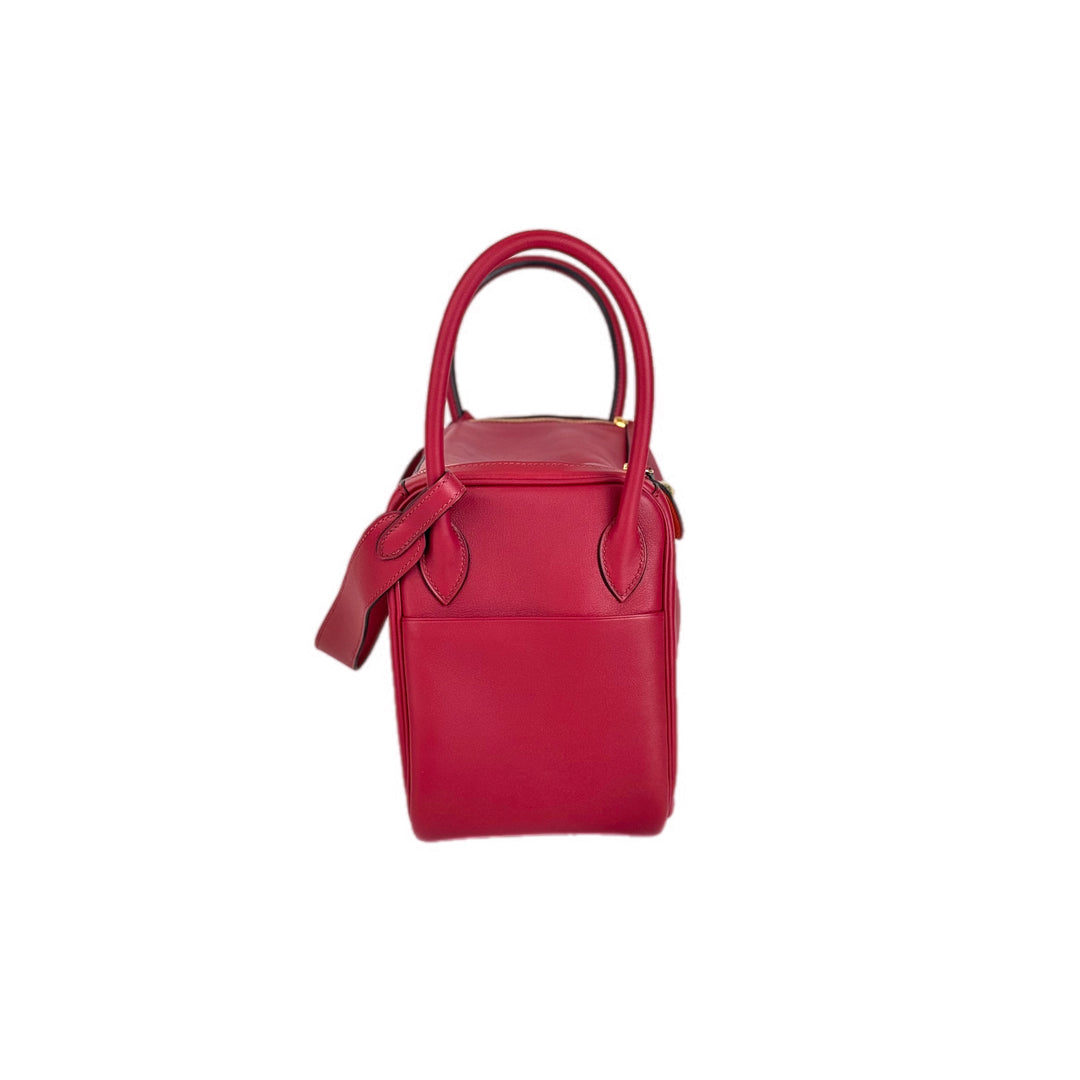 Hermes Lindy 26cm Bag Red Swift