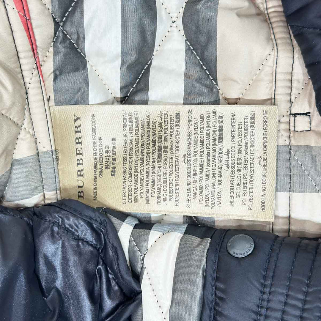 Burberry Black Finsbridge Quilted Jacket M