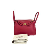 Hermes Lindy 26cm Bag Red Swift
