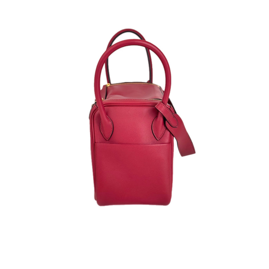 Hermes Lindy 26cm Bag Red Swift