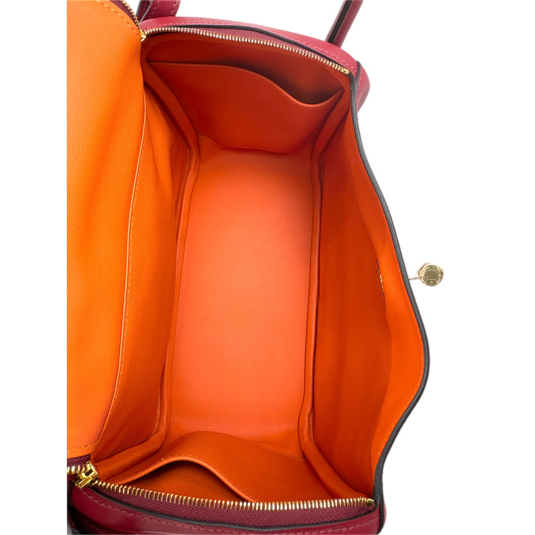 Hermes Lindy 26cm Bag Red Swift