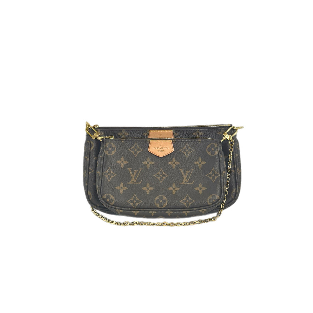 Louis Vuitton Pochette Multi Bag with Green strap