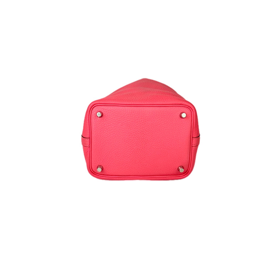 Hermes Picotin 18 Pink TC Leather Bag