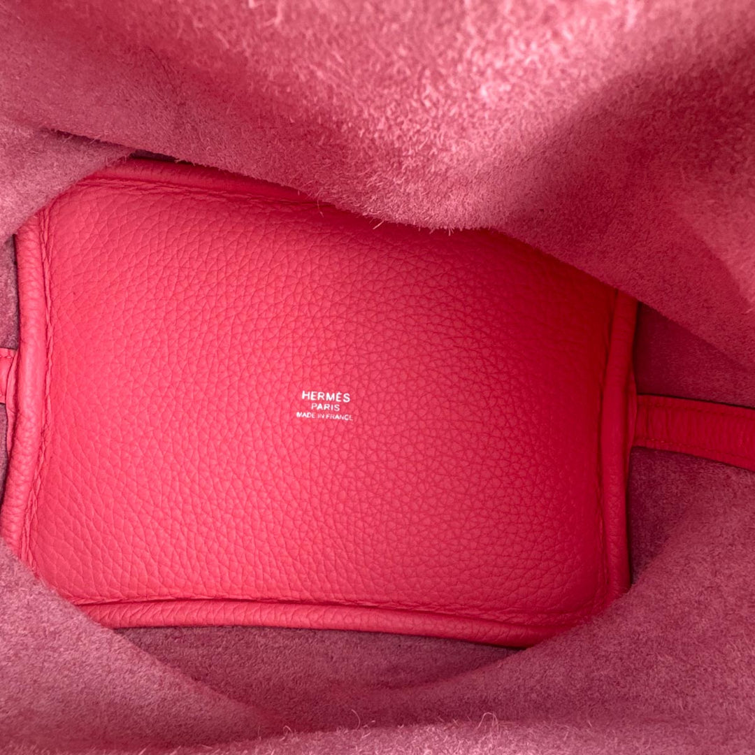 Hermes Picotin 18 Pink TC Leather Bag
