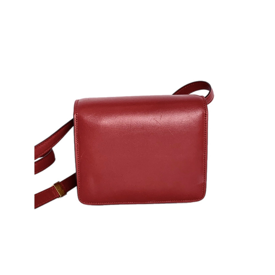 Celine Small Classic Box Red
