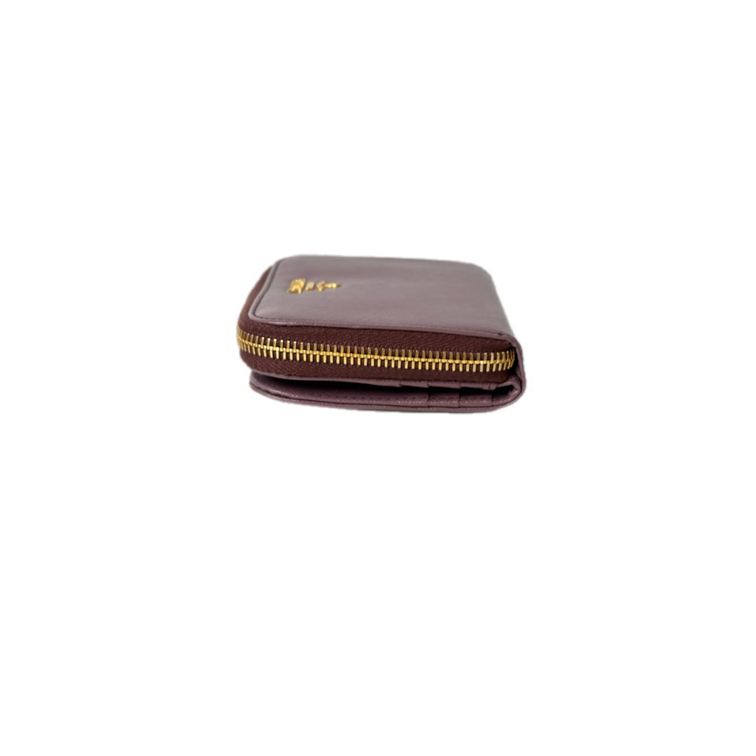 Prada Saffiano Wallet Zip pass case