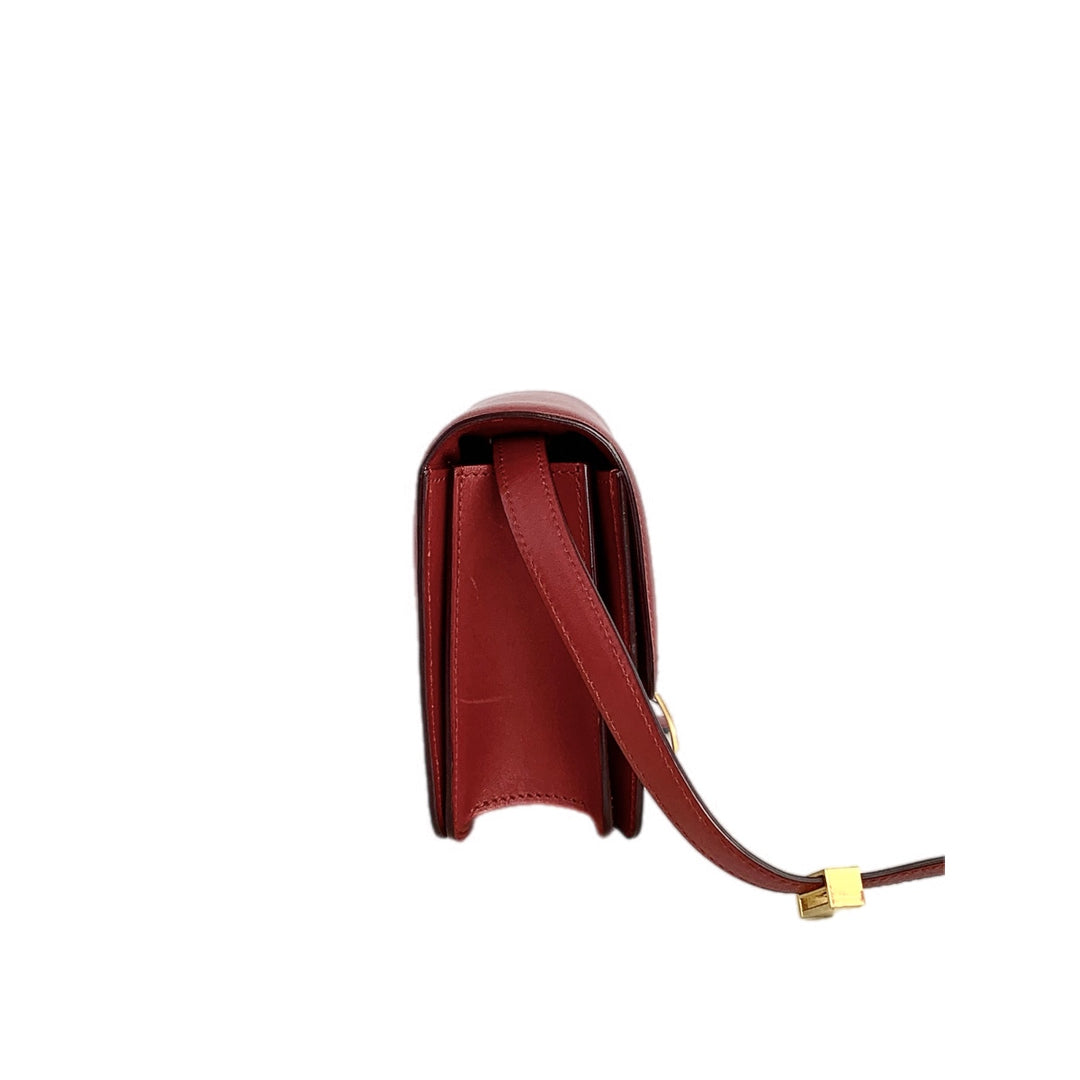 Celine Small Classic Box Red