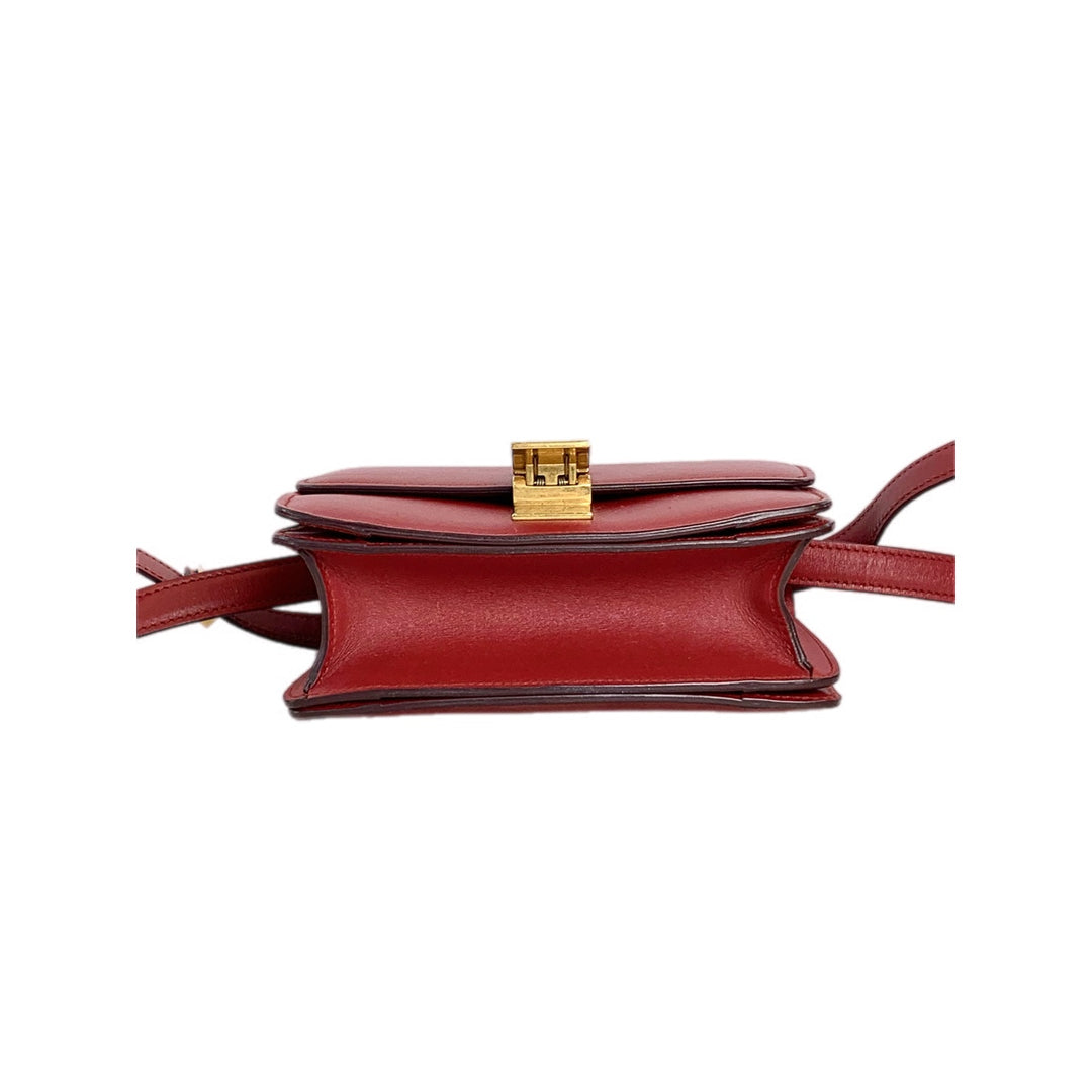 Celine Small Classic Box Red
