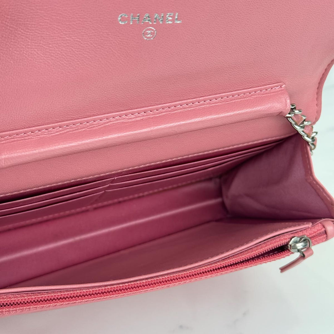 Chanel Woc Camellia Pink Bag