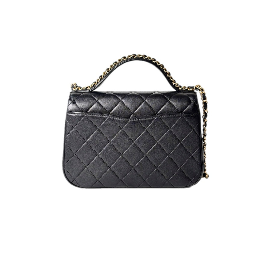 Chanel 19 Black Handle Chain Bag