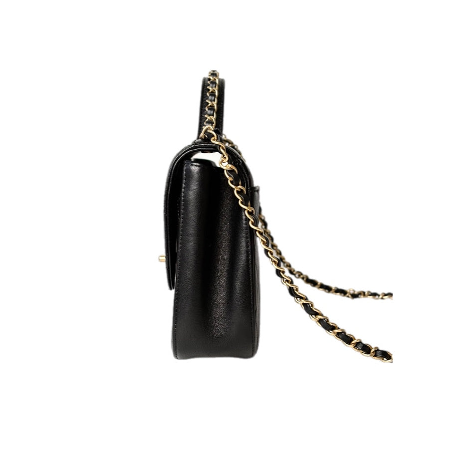 Chanel 19 Black Handle Chain Bag