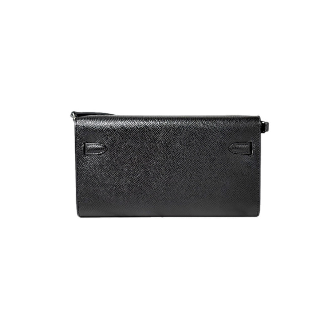 Hermes Kelly To Go Bag Black Epsom