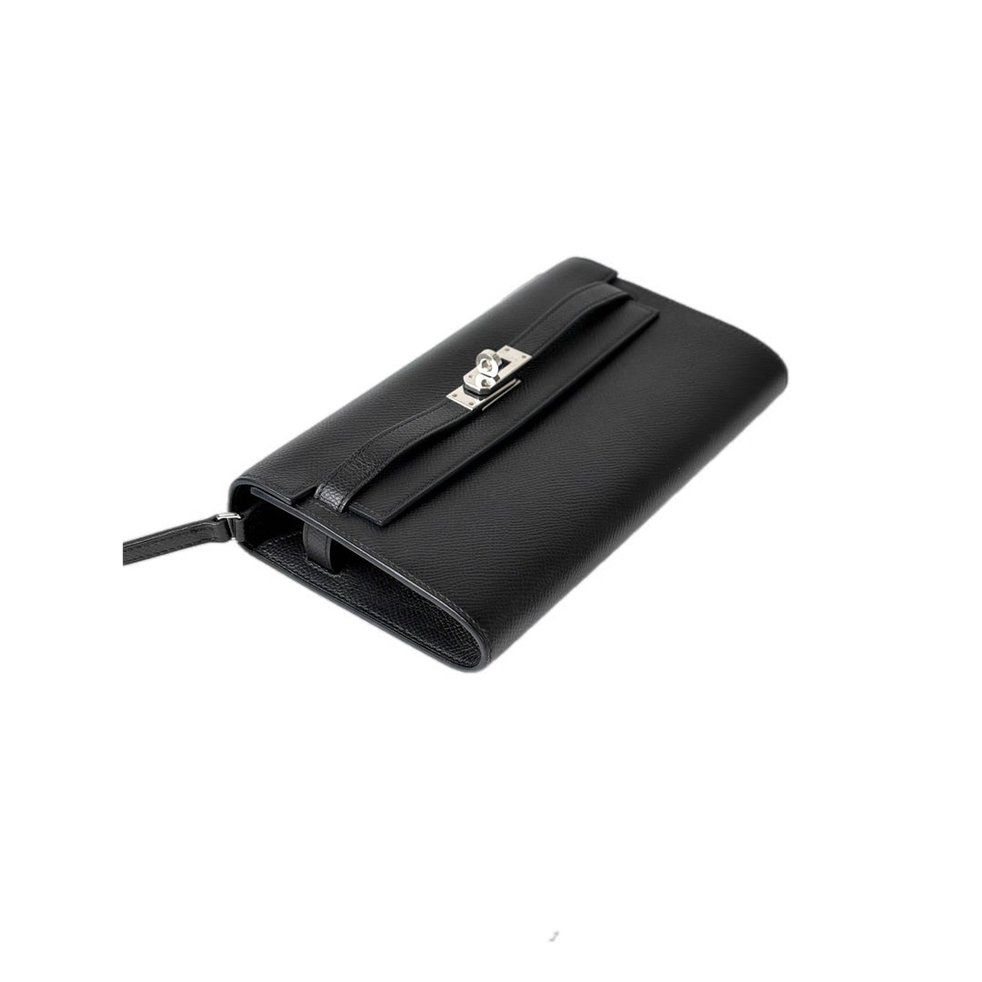 Hermes Kelly To Go Bag Black Epsom