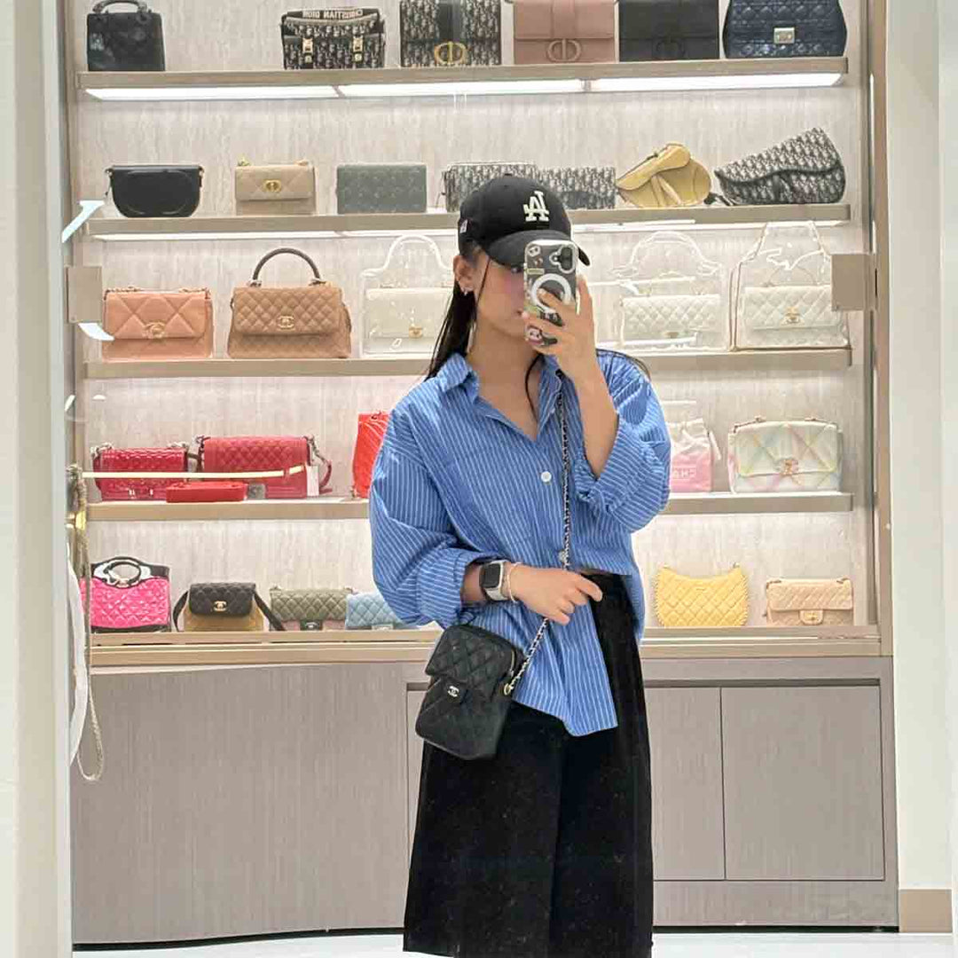 Chanel Caviar Black Phone Case Chain Bag