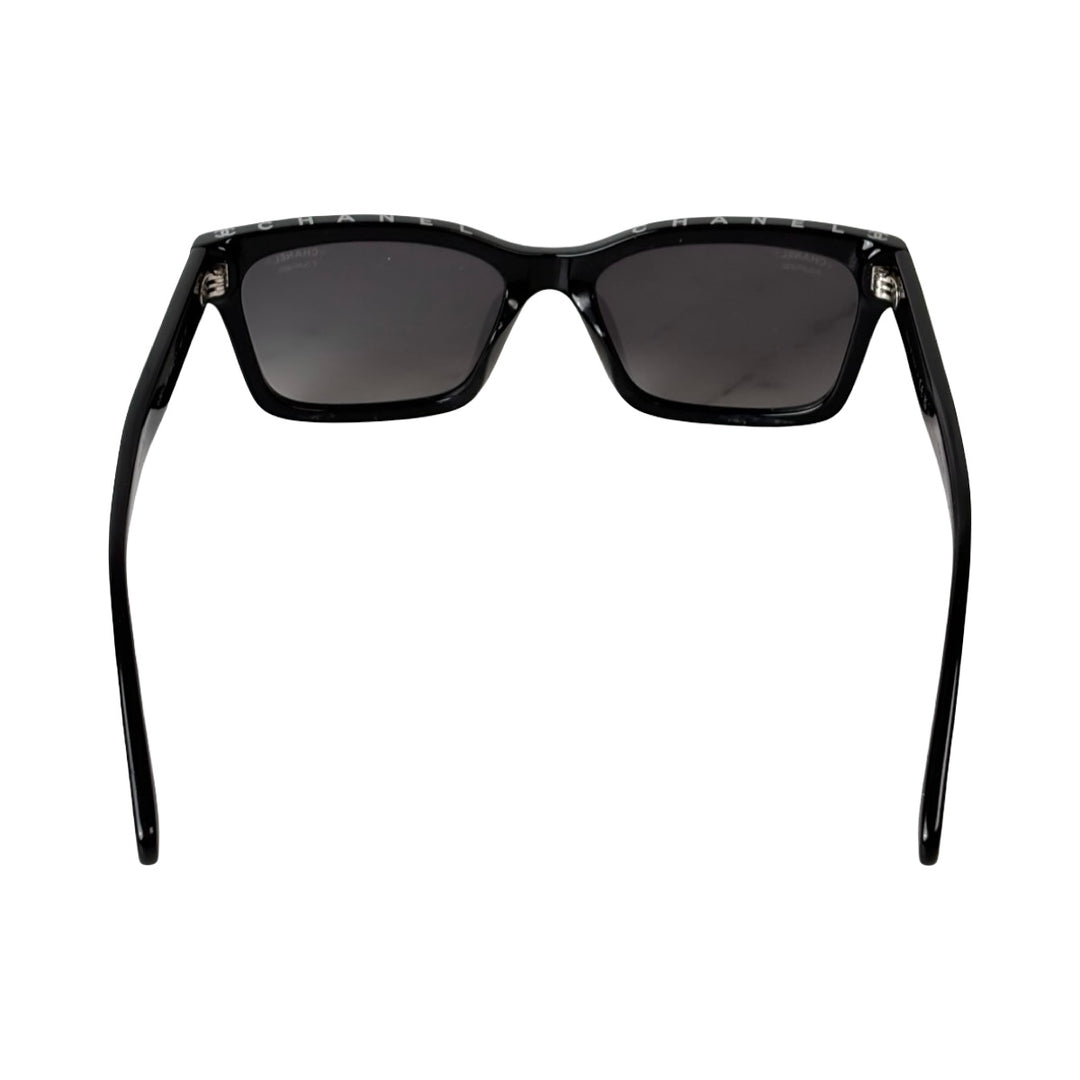 Pre-owned Chanel Black polarized 5417 Sunglasses in Plastic - photo 5
