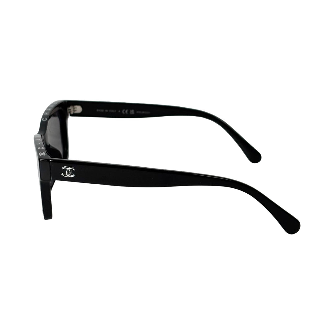 Pre-owned Chanel Black polarized 5417 Sunglasses in Plastic - photo 4