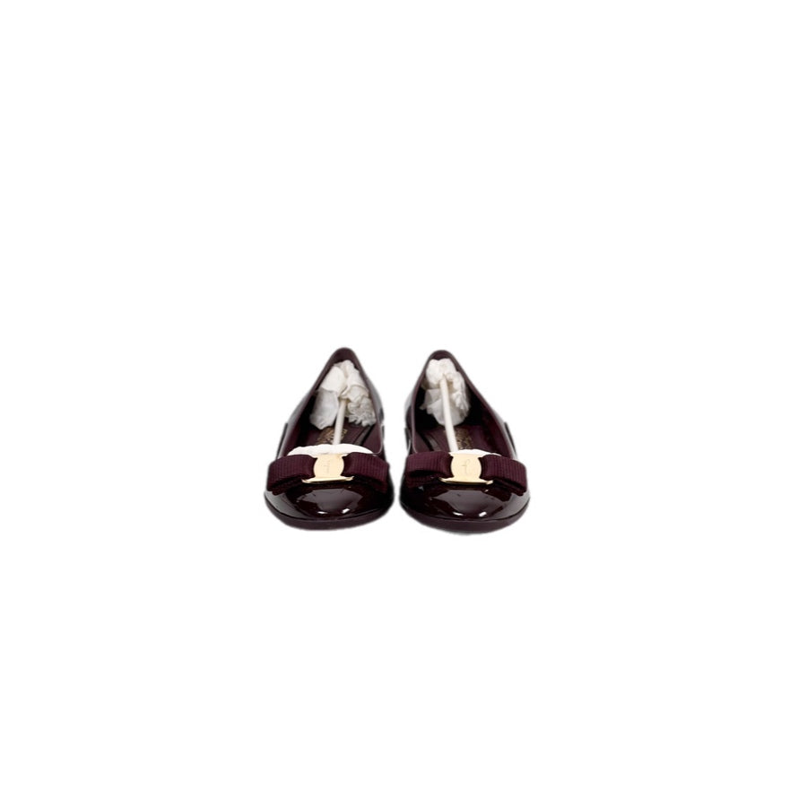Ferragamo Red Flat Shoes #6.5