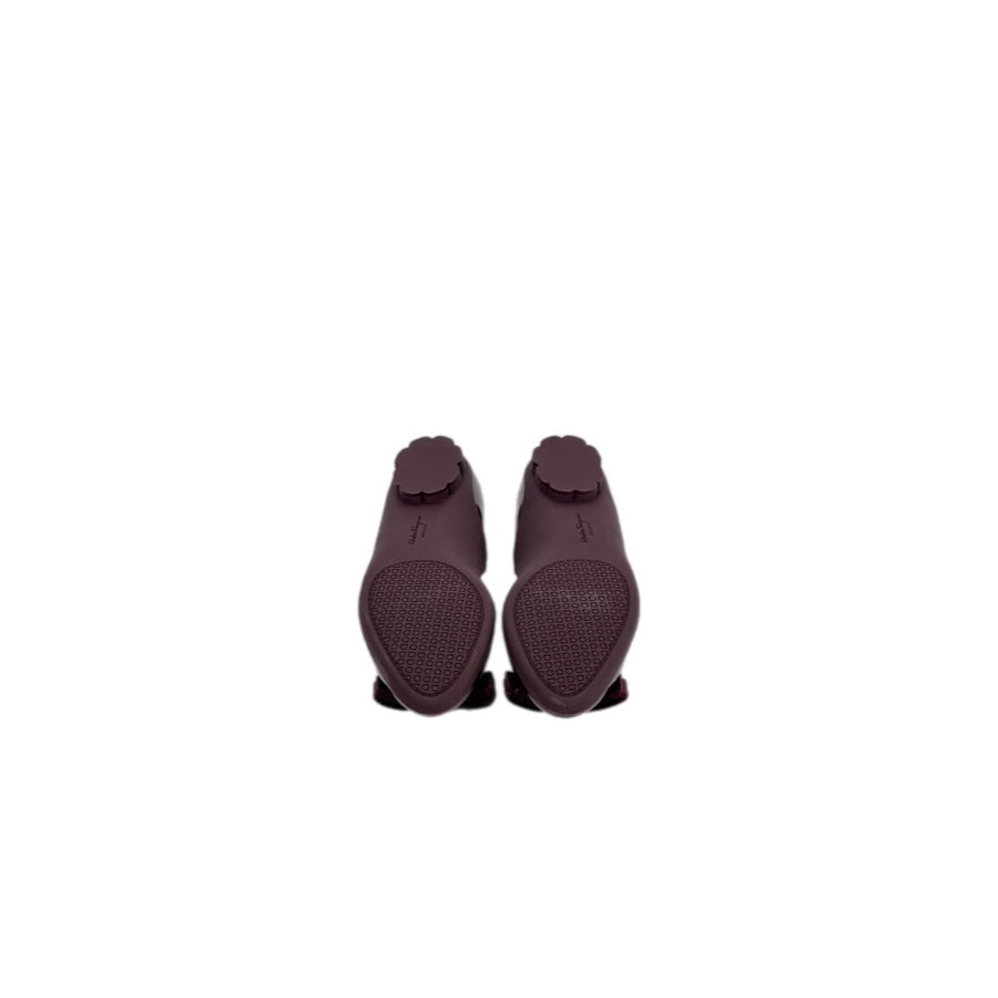 Ferragamo Red Flat Shoes #6.5