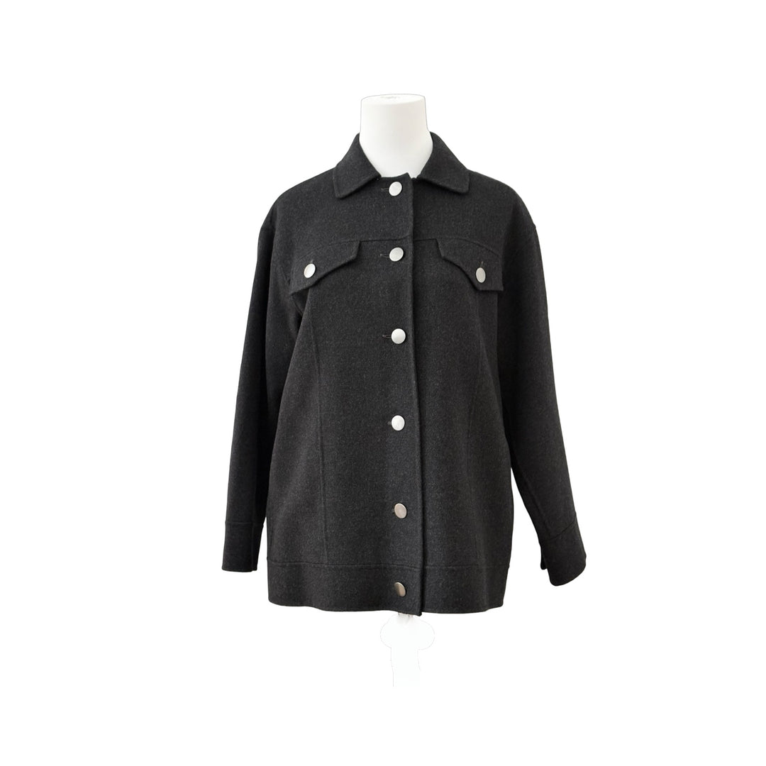 ‘S Max Mara Black Button-up Jacket #34