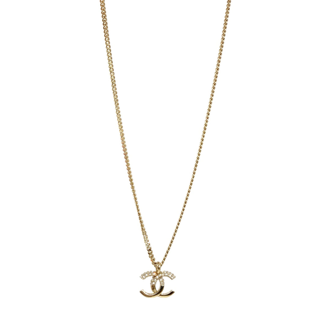 Chanel 22K CC Crystal Necklace