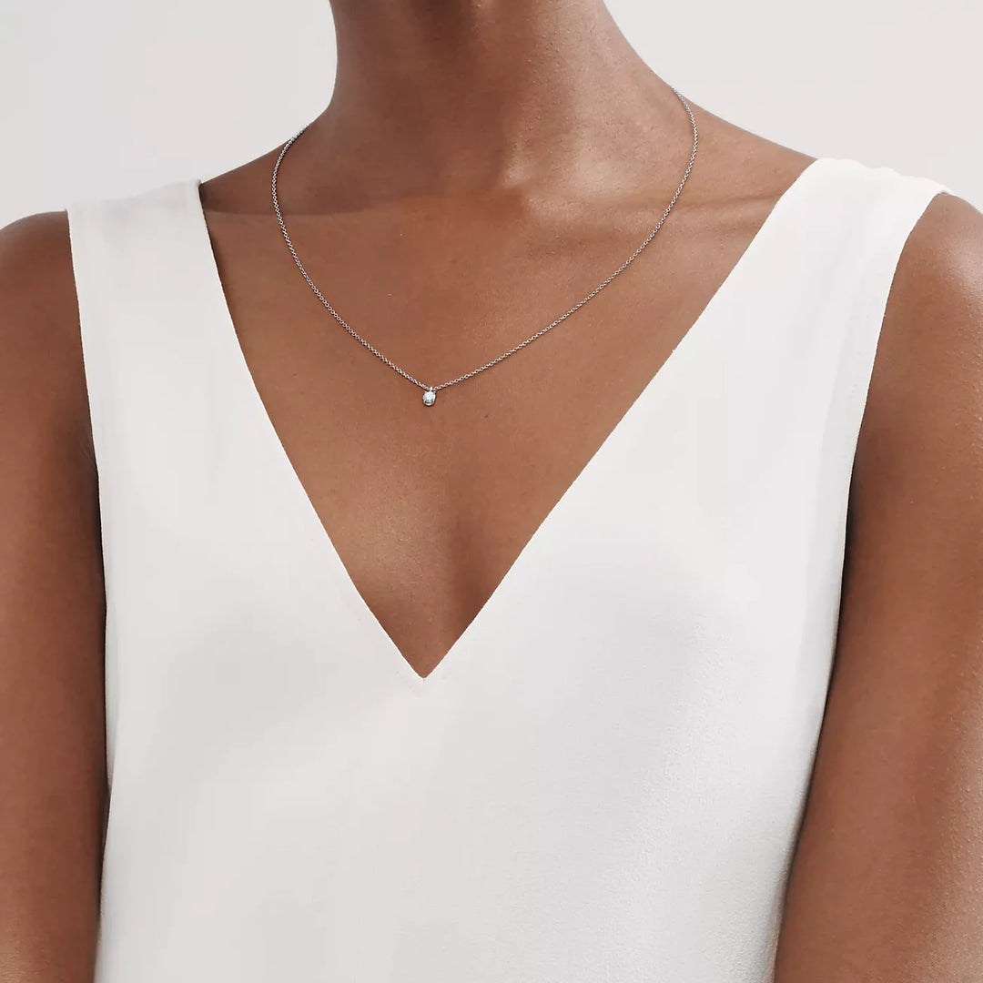 Tiffany Diamond  Necklace d0.17ct  pt950
