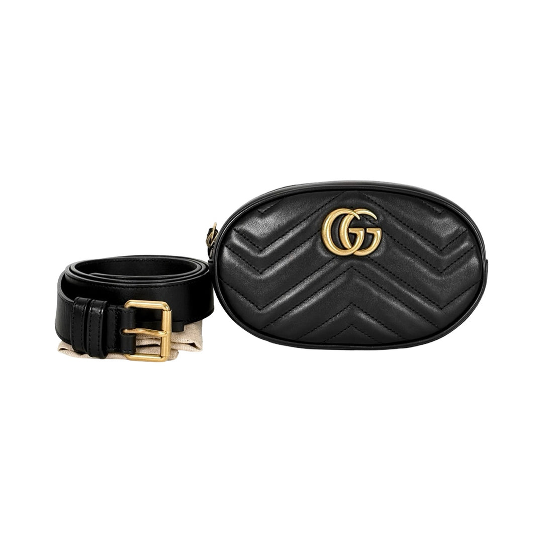 Gucci Black Marmont Belt Bag