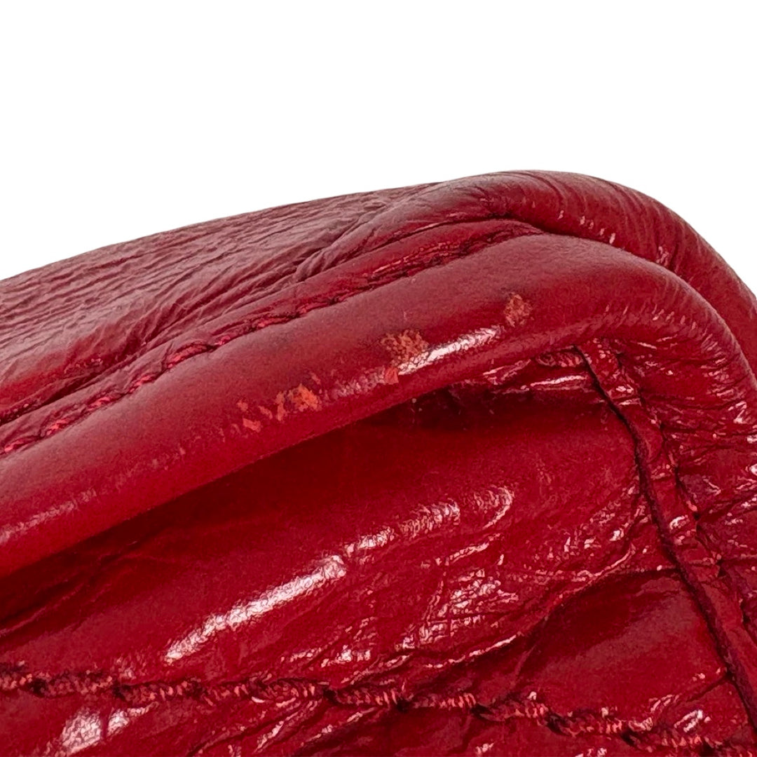 Pre-owned YSL Niki Medium 27.9cm Red Waxy Calfskin Bag - photo 13