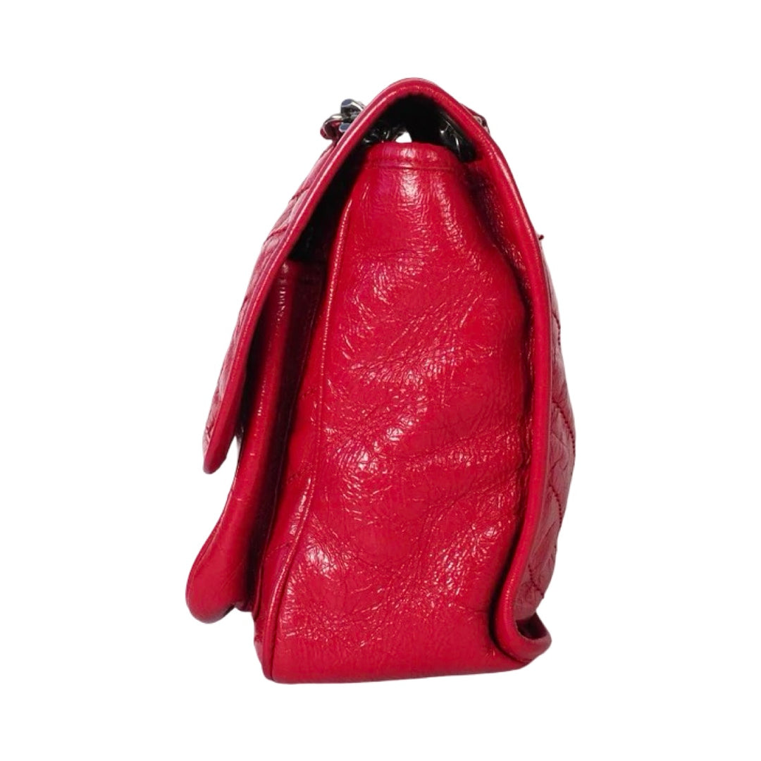 Pre-owned YSL Niki Medium 27.9cm Red Waxy Calfskin Bag - photo 4