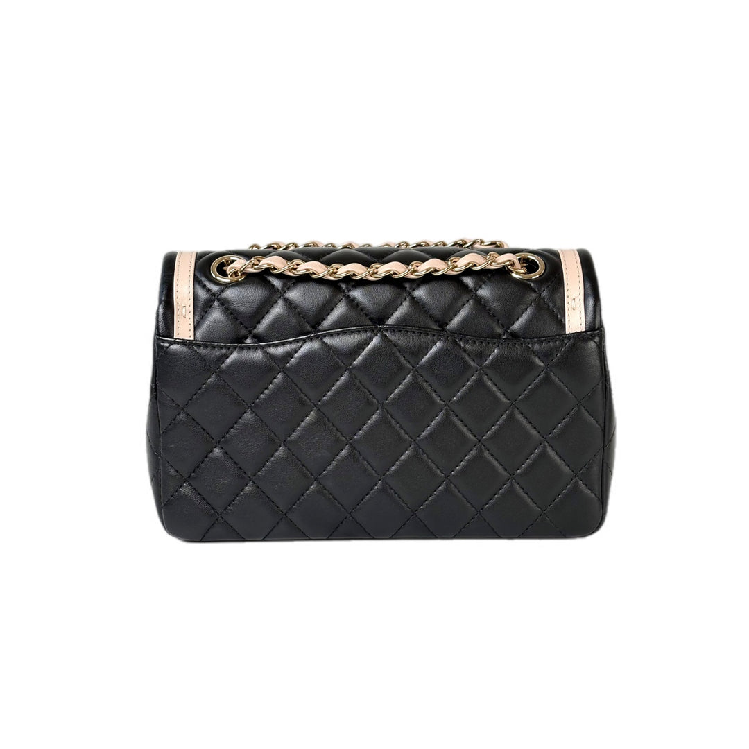 Chanel Lambskin Bicolour Classic Flap Bag