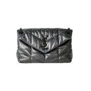 Pre-owned YSL Loulou Small So Black Bag in Lambskin