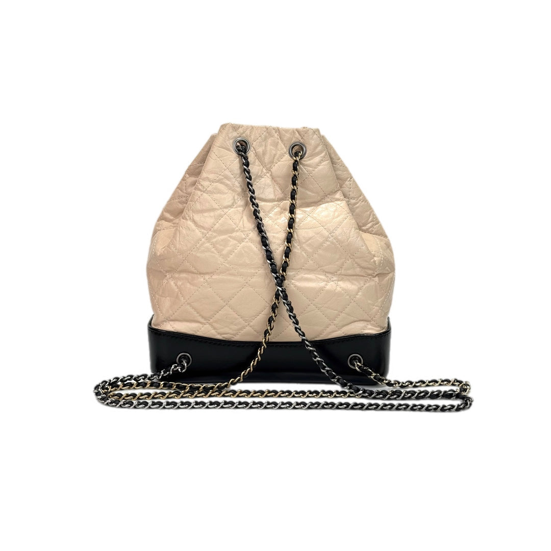 Chanel Gabrielle Backpack Cream