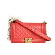 Chanel Leboy Medium Pink Caviar Bag
