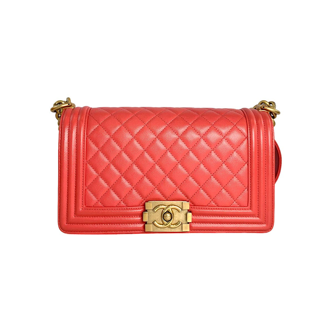 Chanel Leboy Medium Pink Caviar Bag