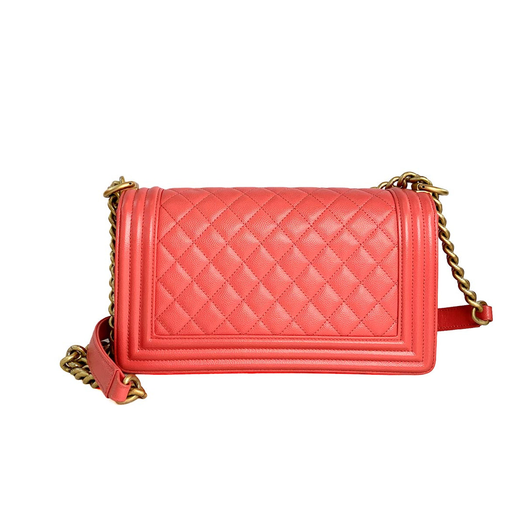Chanel Leboy Medium Pink Caviar Bag