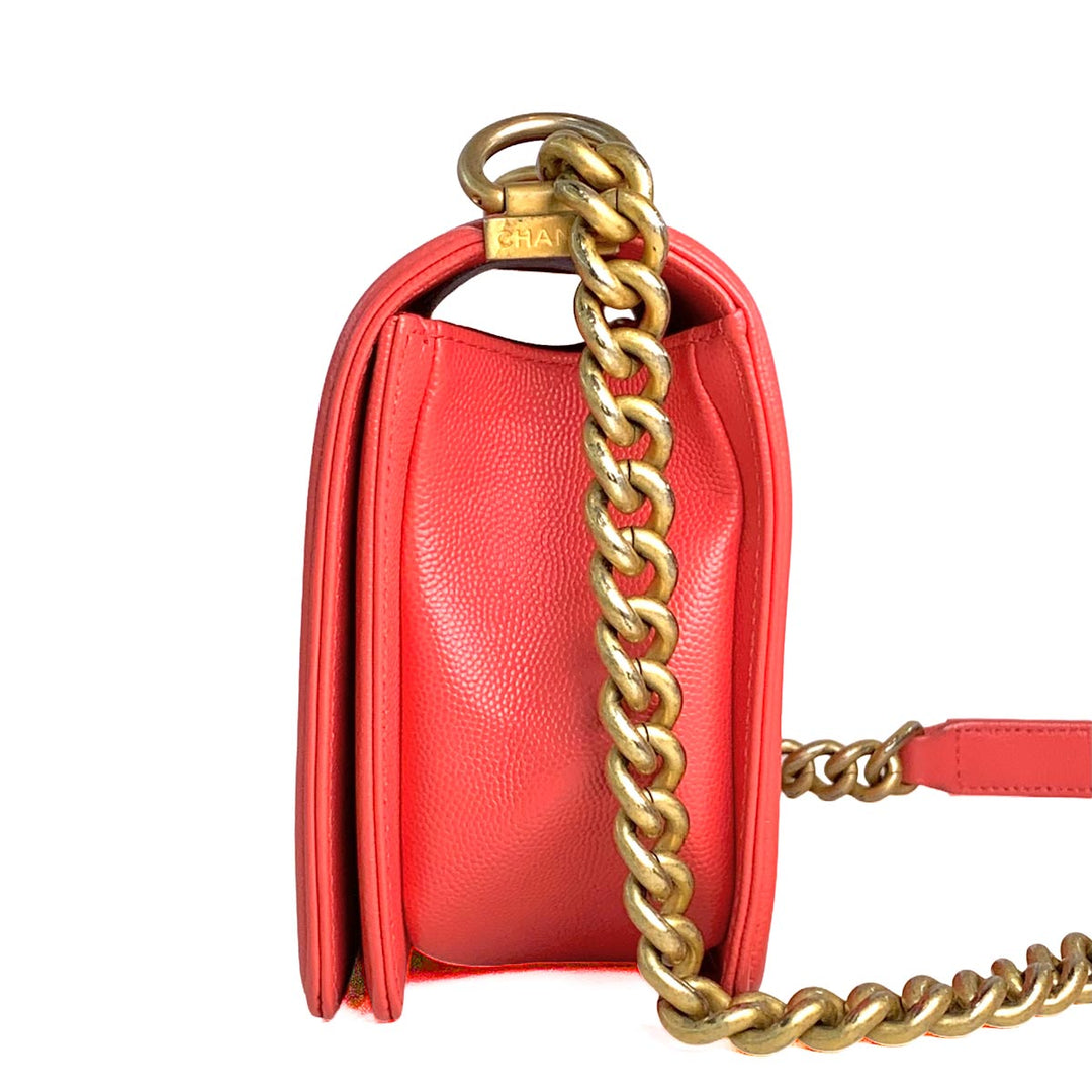 Chanel Leboy Medium Pink Caviar Bag