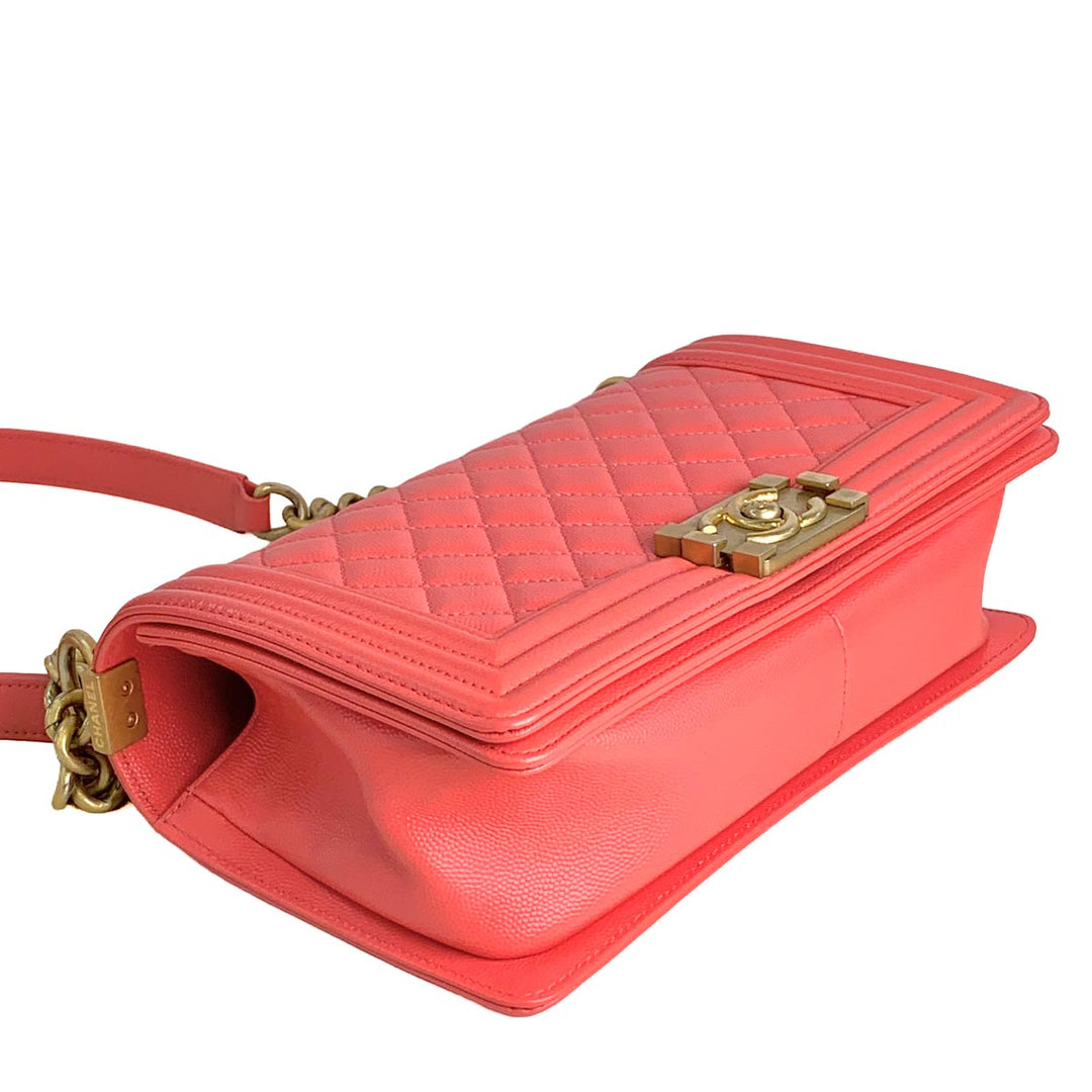 Chanel Leboy Medium Pink Caviar Bag