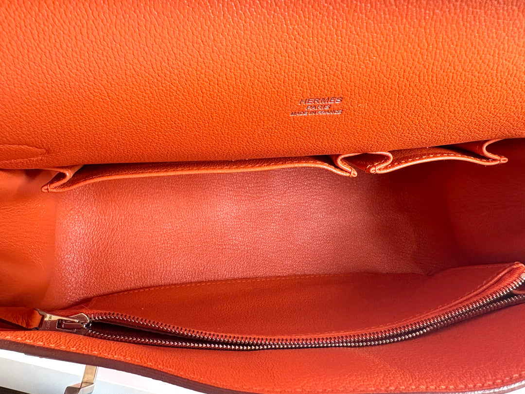 Hermes Jypsiere Orange93  28cm Bag