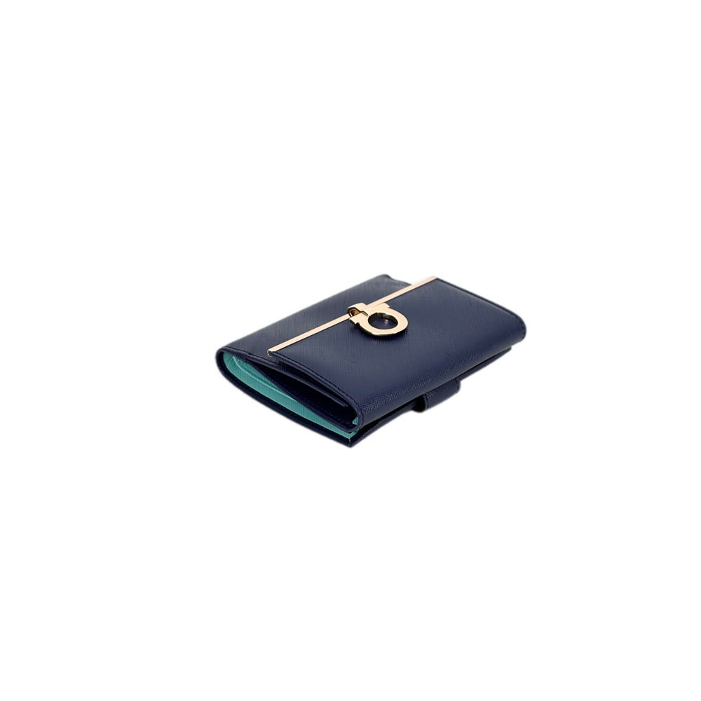 Ferragamo Blue Short Wallet