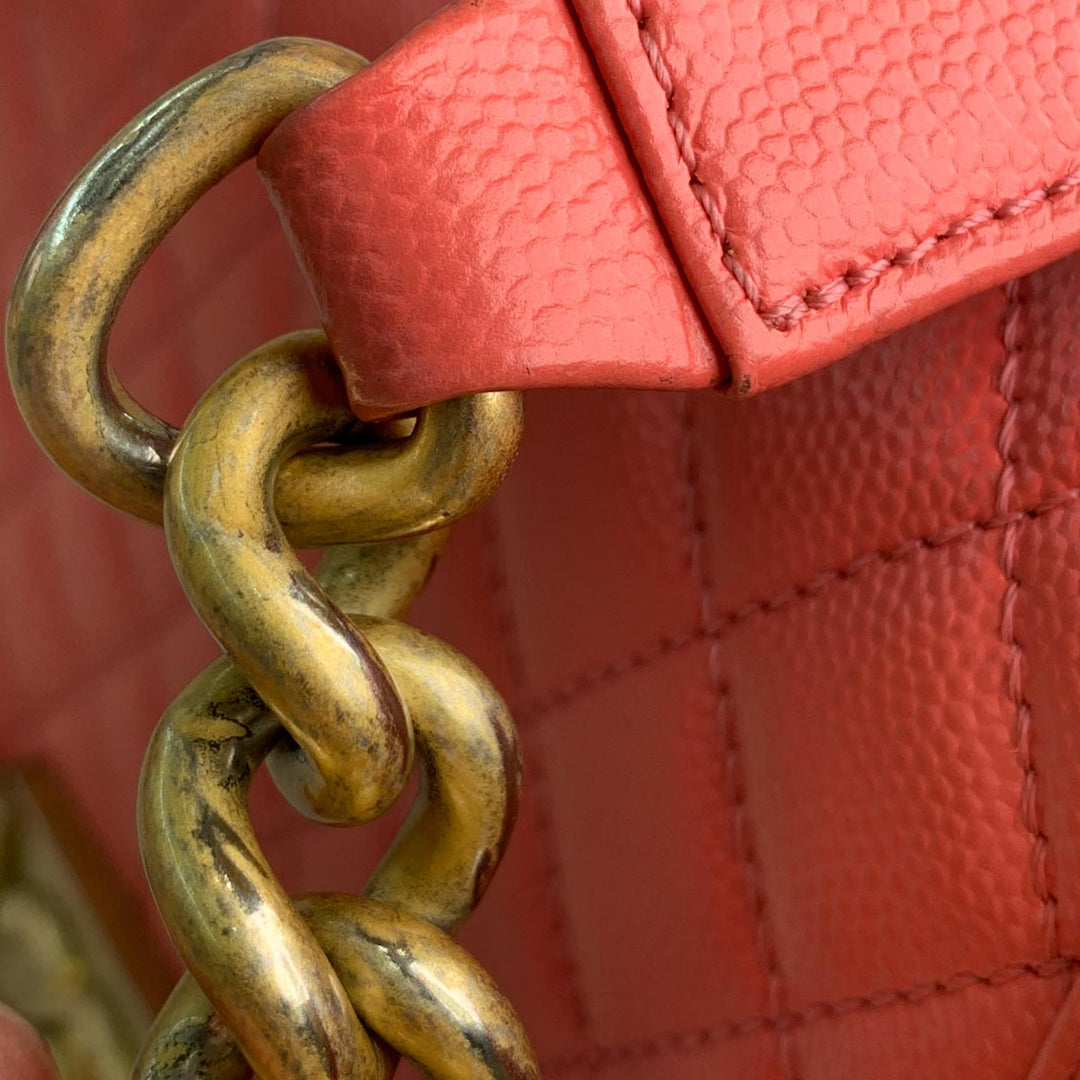 Chanel Leboy Medium Pink Caviar Bag