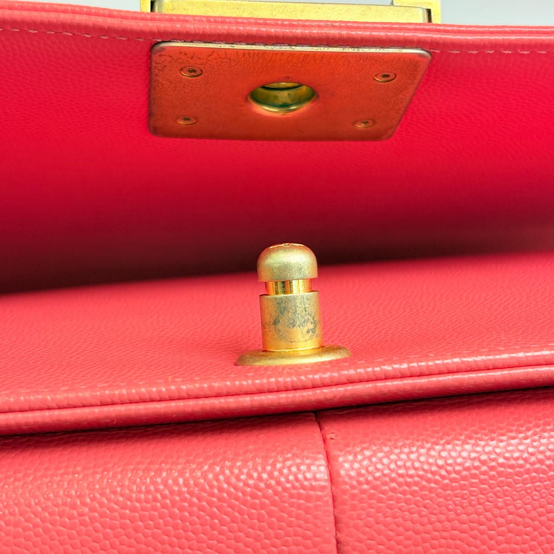 Chanel Leboy Medium Pink Caviar Bag