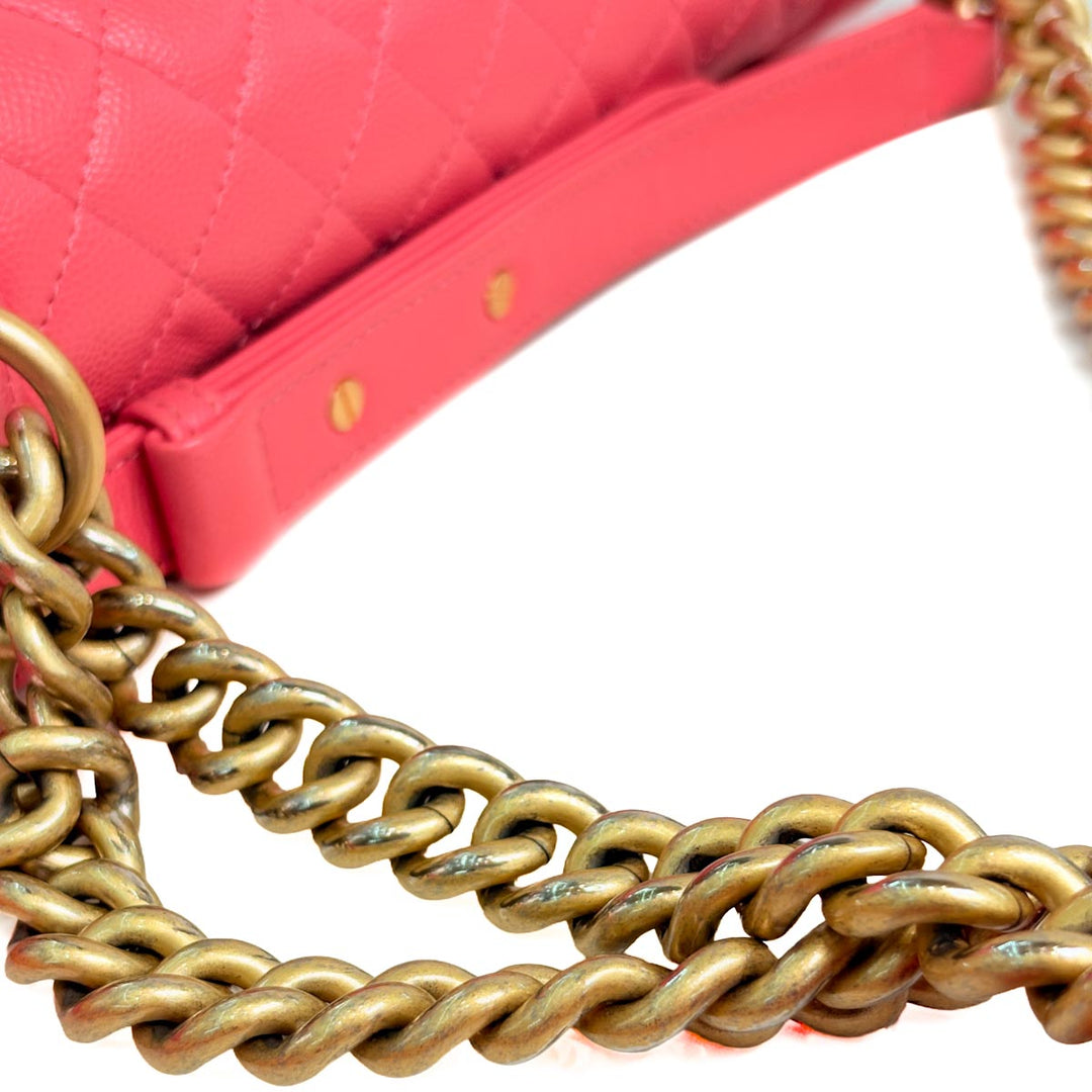 Chanel Leboy Medium Pink Caviar Bag